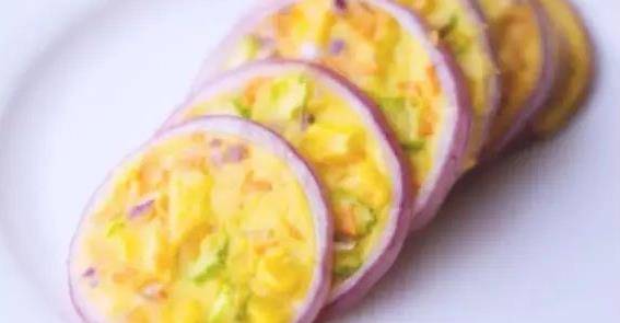 因为|早餐必备神器!圆葱蛋蔬饼,只需3步,轻松在家做!