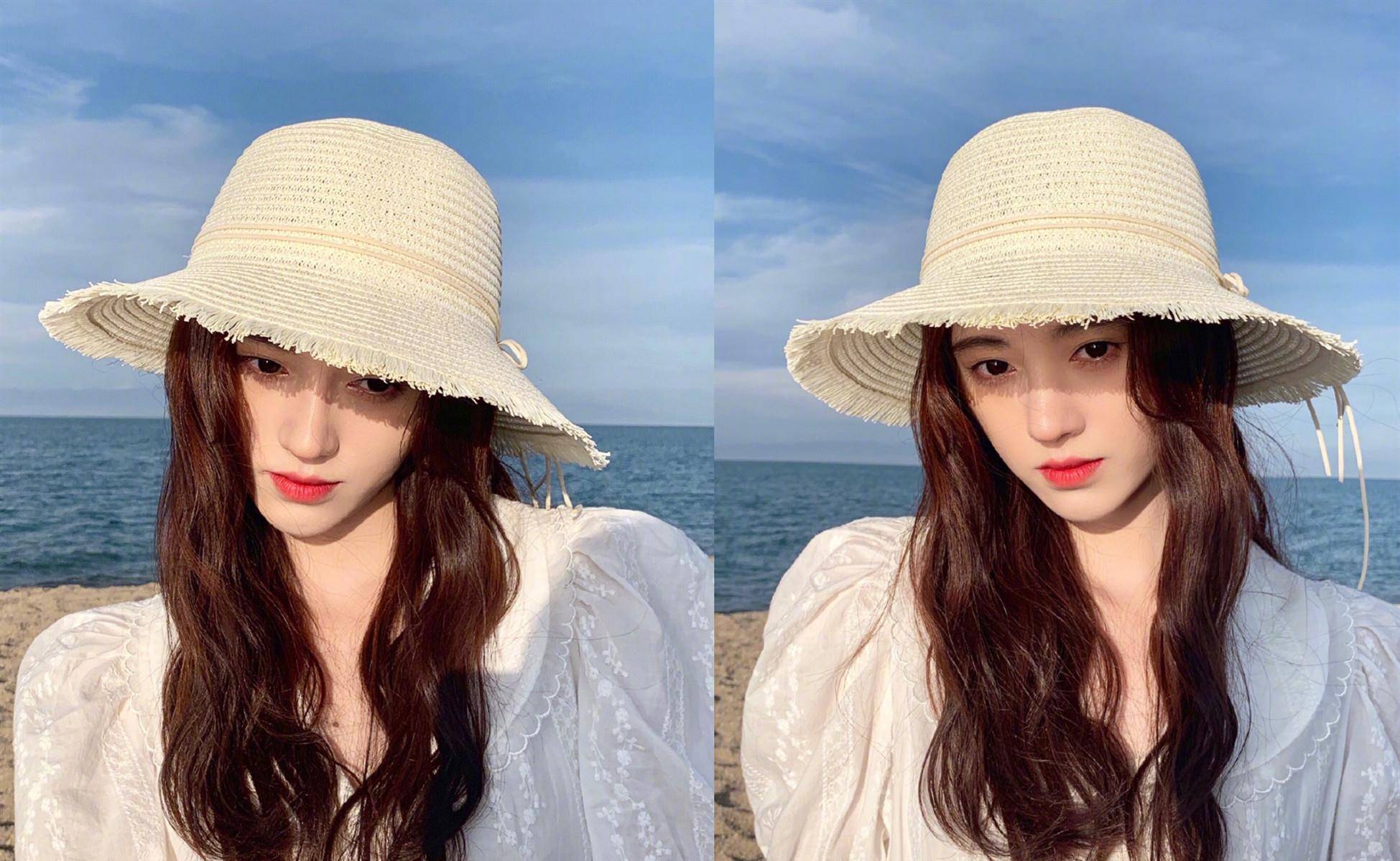 短裙|29岁鞠婧祎暑假旅行太节约,穿845短裙159cm穿成169cm,谁说她矮