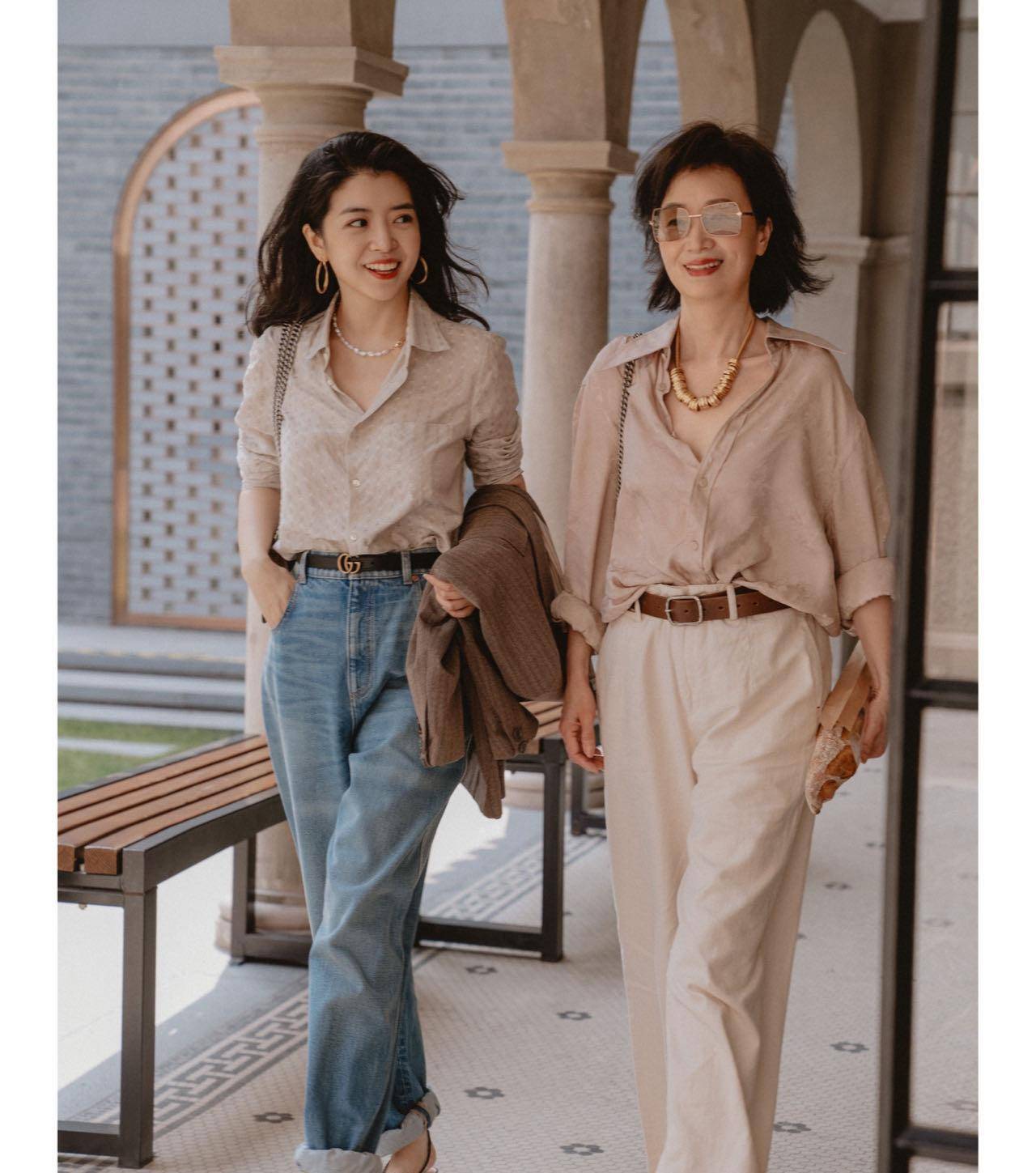 视觉|微胖女性早春怎么穿？学习这些50＋女性的穿搭，时髦优雅还显瘦