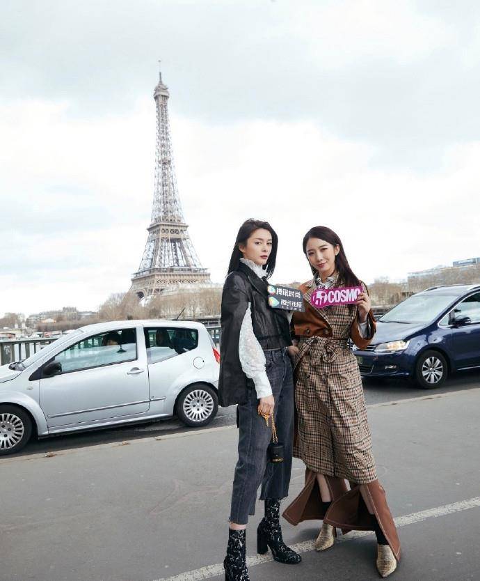 身材|32岁张嘉倪与21岁孟美岐同框炫富比少女感，一个穿2万，一个穿1万