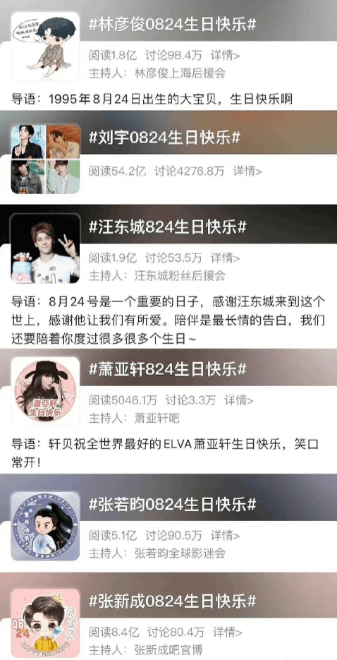 8位明星同一天生日 张若昀消瘦萧亚轩闹乌龙 他去世一年很遗憾 娱乐 中华资讯在线