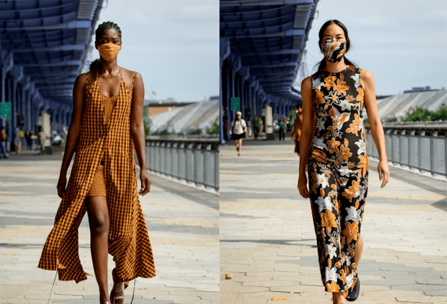 图案|Eckhaus Latta 2021春夏,尽管身材不完美,但是却不影响美得时尚