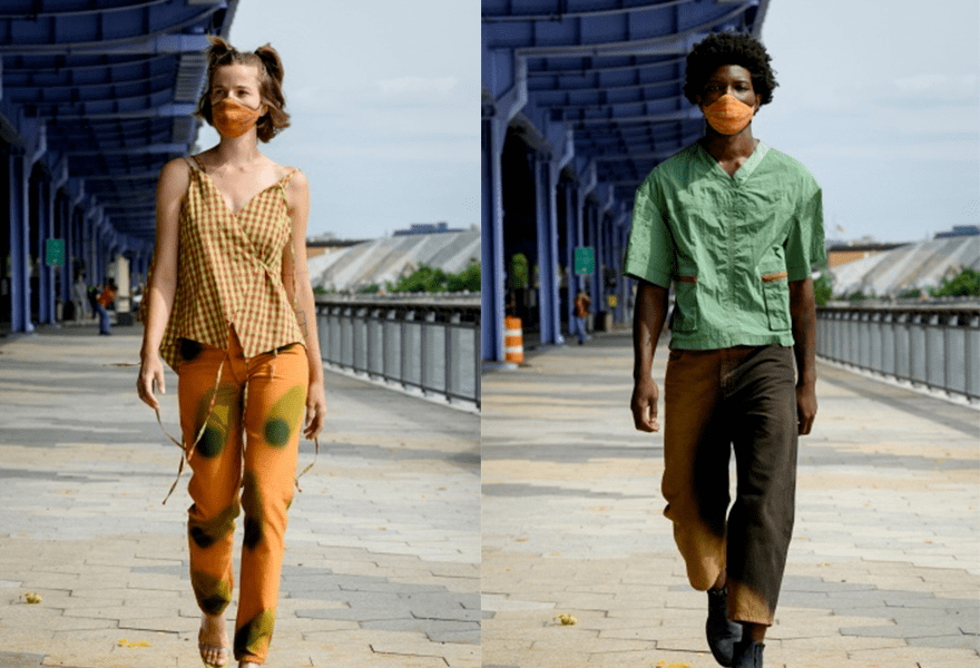 图案|Eckhaus Latta 2021春夏,尽管身材不完美,但是却不影响美得时尚
