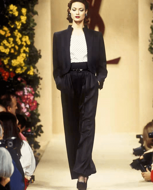 高定|跟着YSL高定学西装搭配准没错!收腰剪裁经典大气,让优雅融进生活