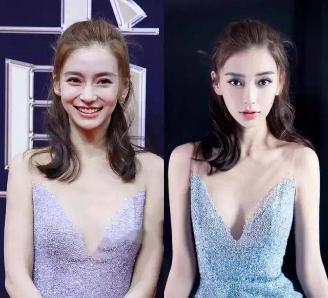 女神|女明星P图前面对比图曝光，没有了滤镜，baby杨幂变化也很大