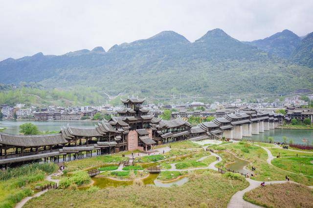 濯水古鎮真的太美了還有這樣一個風雨橋