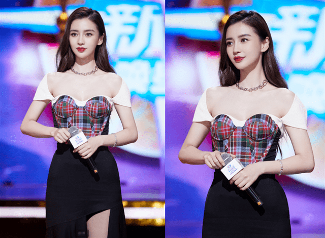 黑色|baby越来越敢穿？31岁扮少女算什么，“内衣外穿”才够味