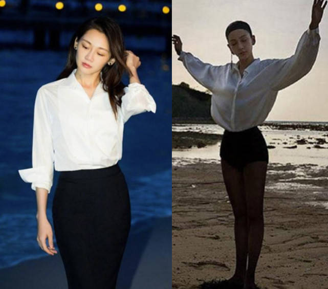 经典|28年前巩俐的“白衬衫＋小黑裤”太经典，周韵靠它也美得惊艳时光