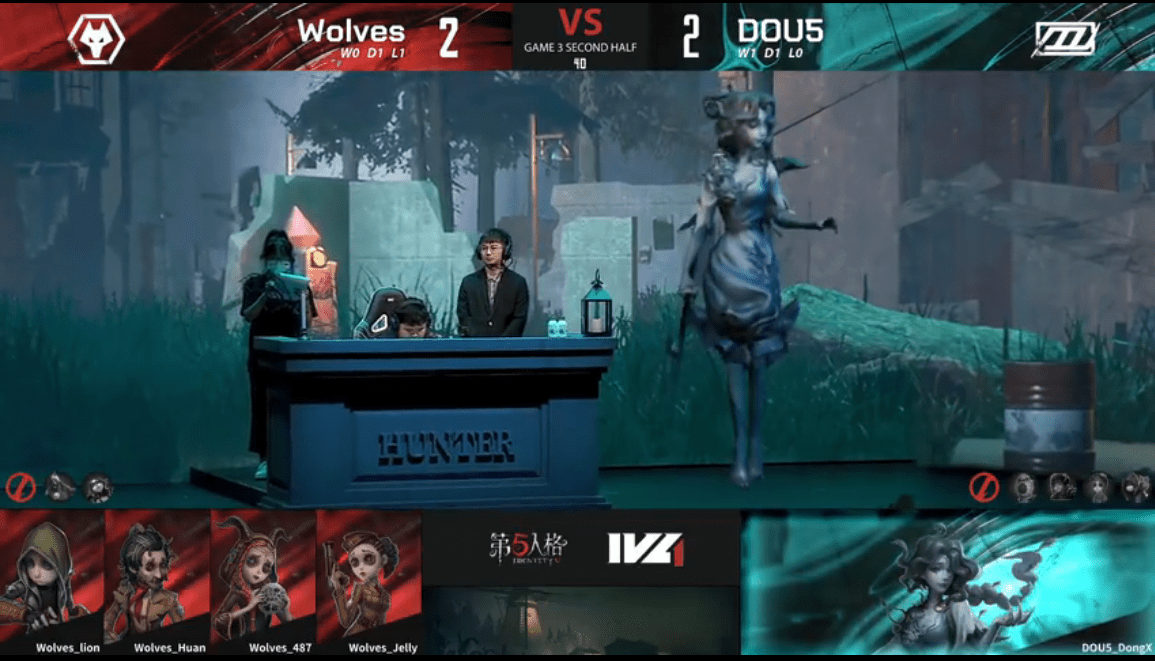 双方|第五人格2021IVL夏季赛总决赛 DOU5 vs Wolves 第三局