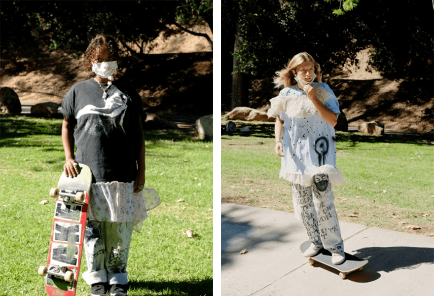 对比|Imitation of Christ 2021春夏,与滑板一起搭配,掌握优雅平衡技巧