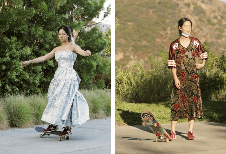 对比|Imitation of Christ 2021春夏,与滑板一起搭配,掌握优雅平衡技巧