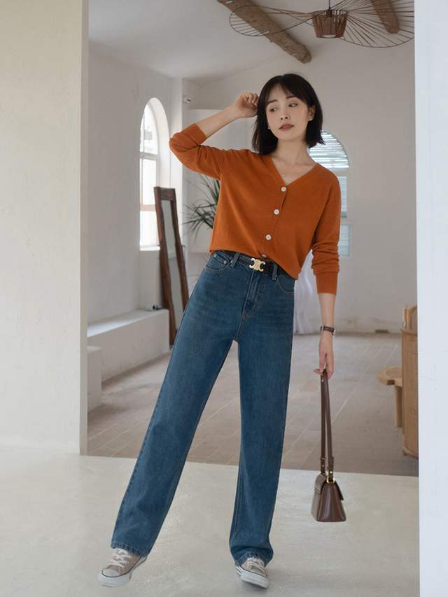 风头|风头正火的针织衫，搭配上牛仔裤还可以这么时髦？高级又优雅