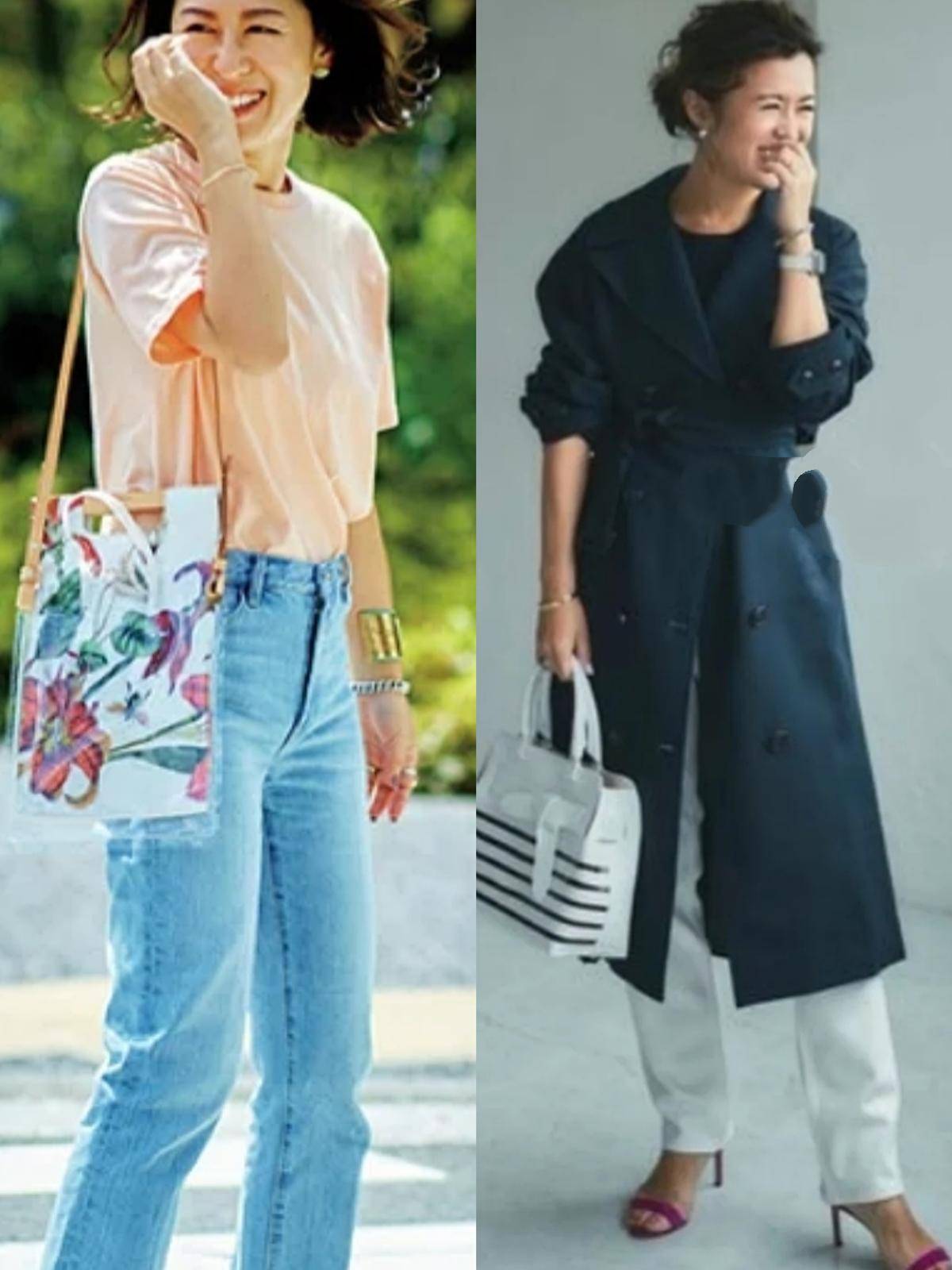 长袖|入秋后50岁女人别穿得太老气,学日本主妇这样搭,舒适又有女人味