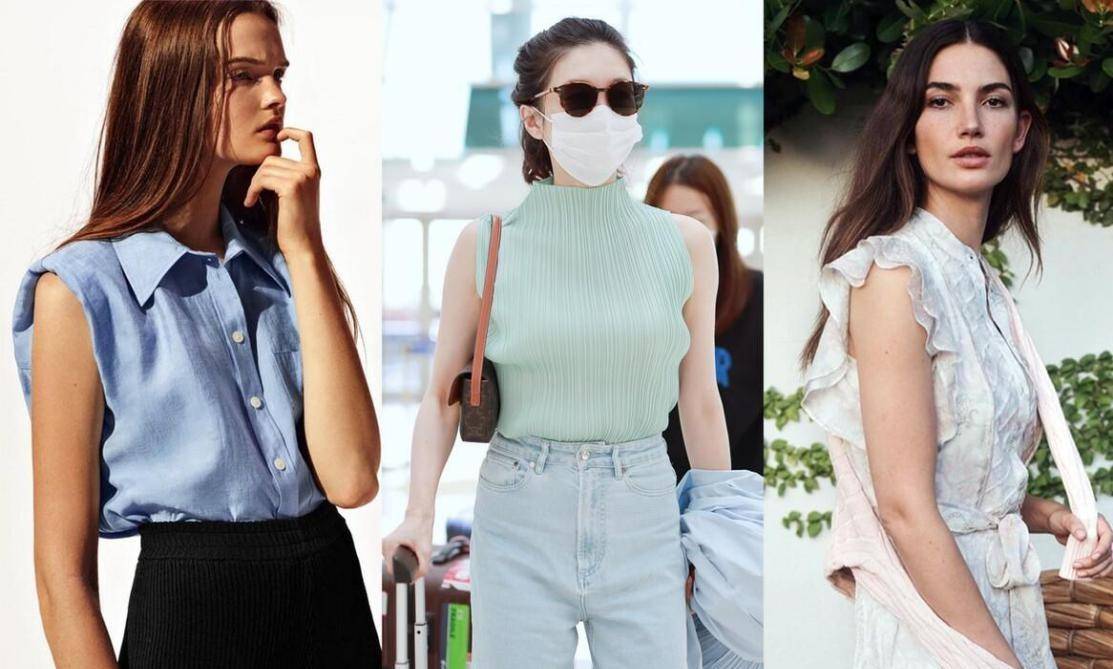美眉|夏季越来越热，“无袖衣服”开始流行，不挑年龄还百搭显瘦