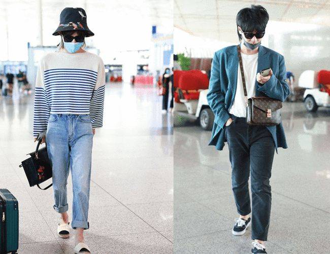 韩火火|“时尚编辑”韩火火，穿小香风外套凹造型，脚上粉色帆布鞋更抢镜