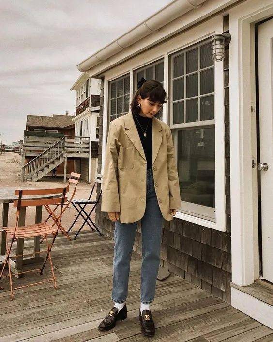 黑色|今年的乐福鞋,配双袜子才时髦