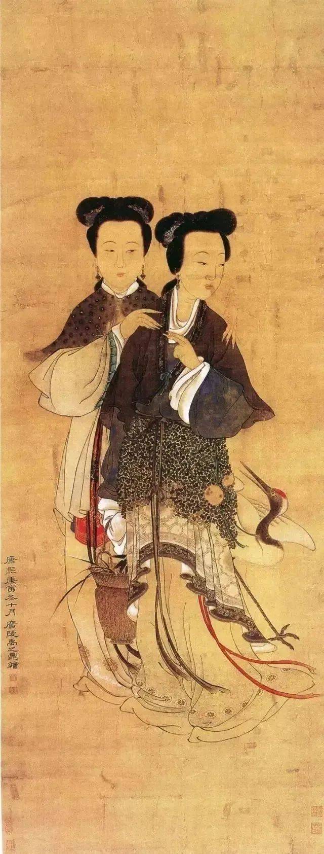 壁画|30幅古画中的美女，秒杀当代网红
