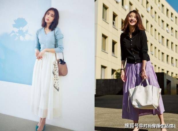面料|建议中年女人，秋天穿裙子记住这4个搭配小技巧，年轻时髦有气质