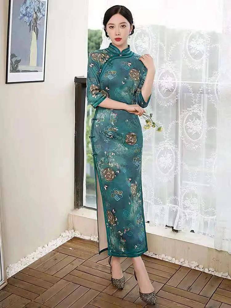 文章|旗袍裙才是今年的流行风，单穿青春打底时尚，贤淑气质显瘦更高级