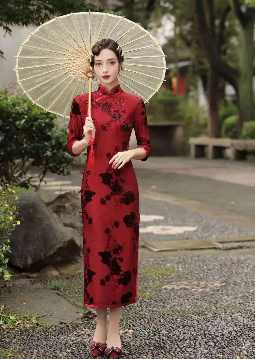 身材|高腰旗袍的好处，不要跟着潮流或者随着大众，如何给你的美丽加分