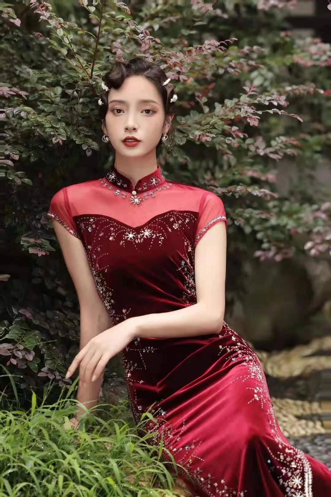 身材|高腰旗袍的好处，不要跟着潮流或者随着大众，如何给你的美丽加分