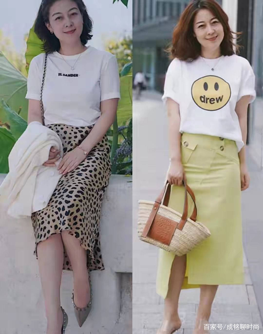 线条美|穿搭与年龄无关，这位博主三种单品搭配时髦减龄，看不出真实年龄