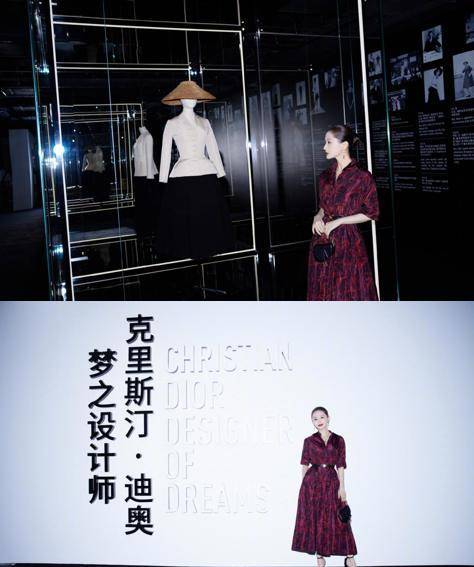 女生|王子文恋爱后状态太赞，酒红色暗纹长裙都HOLD得住，气质冷峻动人