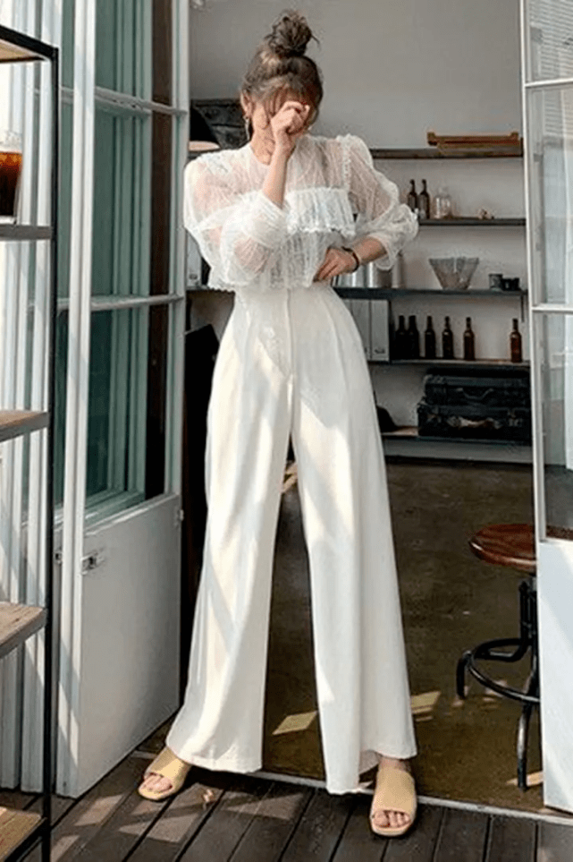 视觉|衣不在多,会穿才是王道!今秋超火上衣配高腰裤穿搭,显瘦显高级