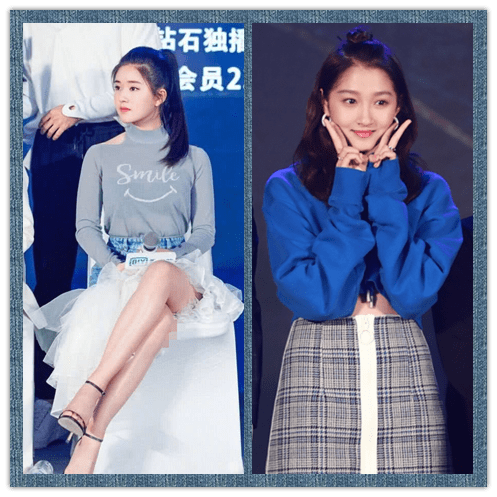 颜色|关晓彤和赵露思站在一起，两人都好可爱啊，穿的衣服也太甜了