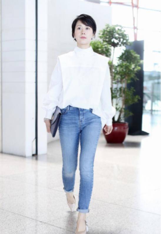 经验|日常出行穿衬衫怎么搭，老戏骨海清有经验，帮你时髦保暖两不误