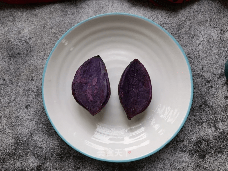 熟紫薯70g水果麥片適量果味酸奶一袋圖文 |一溪月水果麥片紫薯酸奶