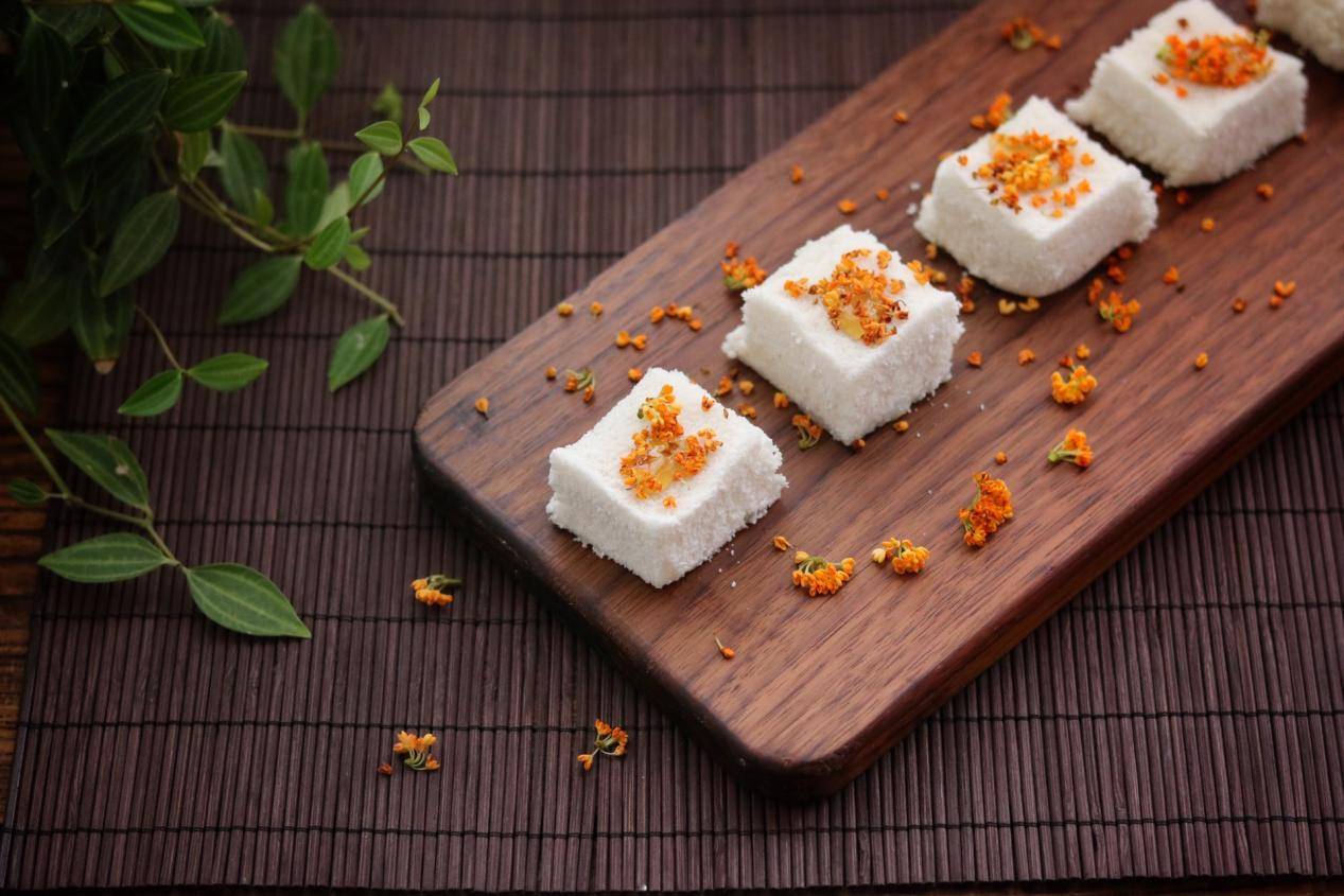 自制桂花糕 清甜软糯 做法简单 味道比买的还好吃 模具