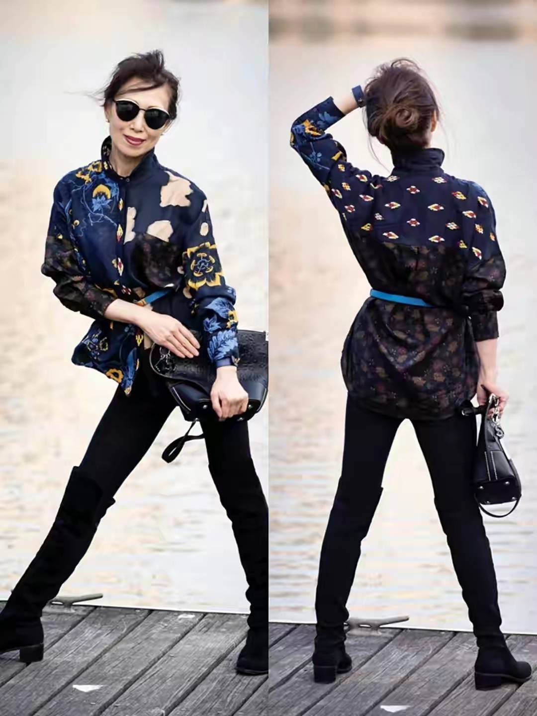 黑色|60岁女人别总穿黑色了，入秋试试这些“高雅配色”，让你更有魅力