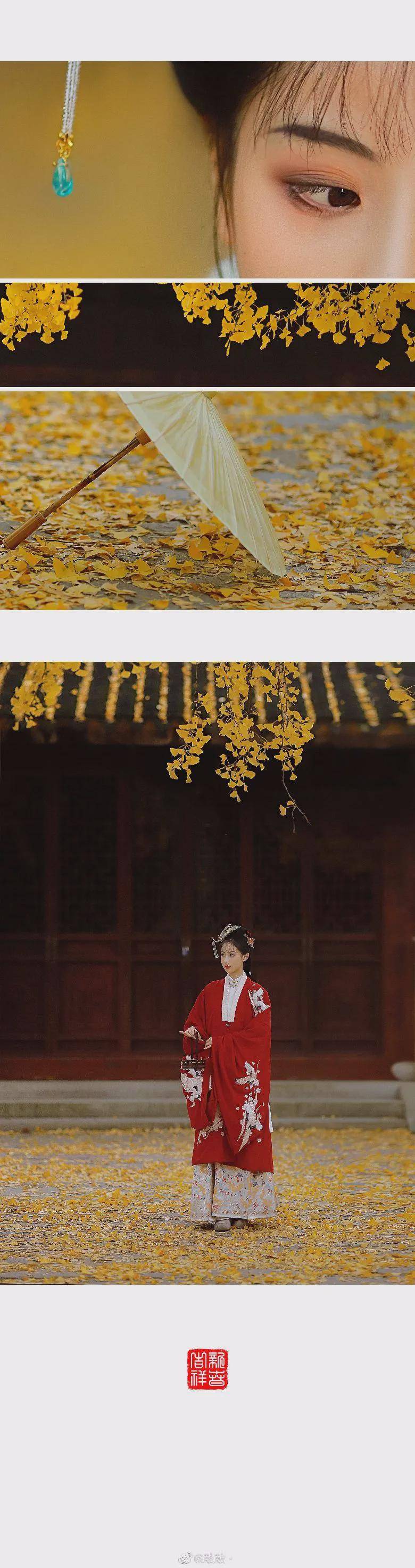 摄影|汉服小仙女：历添新岁月，福满旧山河