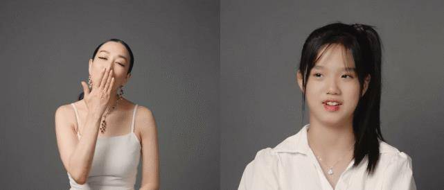 吊带|钟丽缇带女儿拍大片！小女儿穿泡泡袖甜美俏皮，颜值竟然美过姐姐