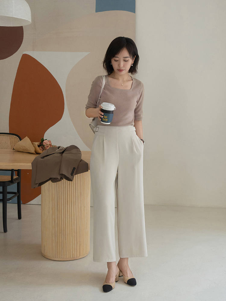 颜色|秋天裤子不用买太多，这几款就够了，显高还修身，高级洋气又减龄