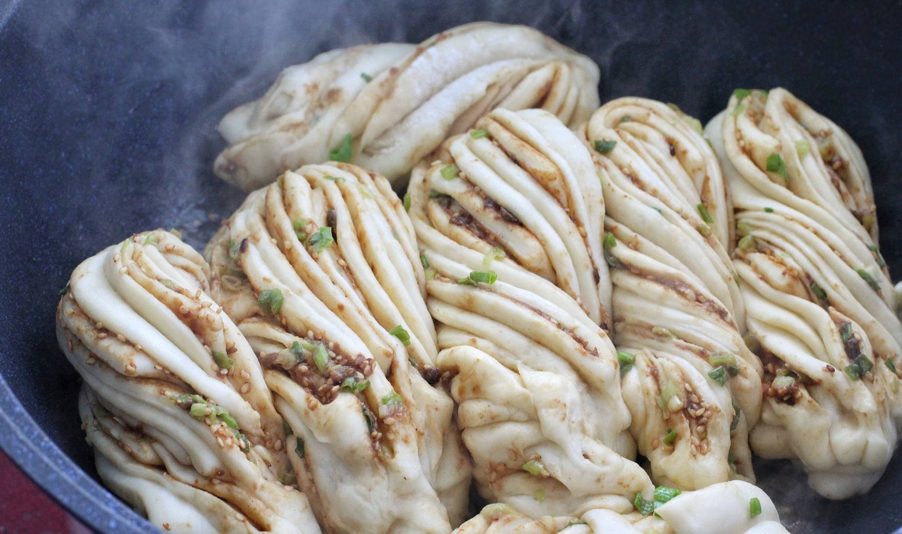 葱花|北方最常见这早餐,暄软美味比馒头好吃多了,一次发酵成功率高!