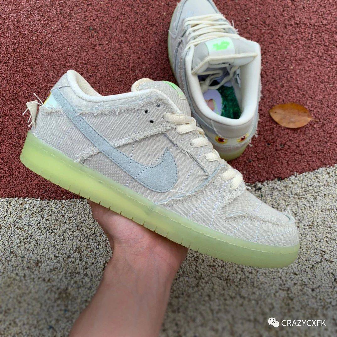 Mummy|耐克万圣节限定 Nike Dunk SB Low Mummy 卡其麻布木乃伊刮刮乐夜光板鞋