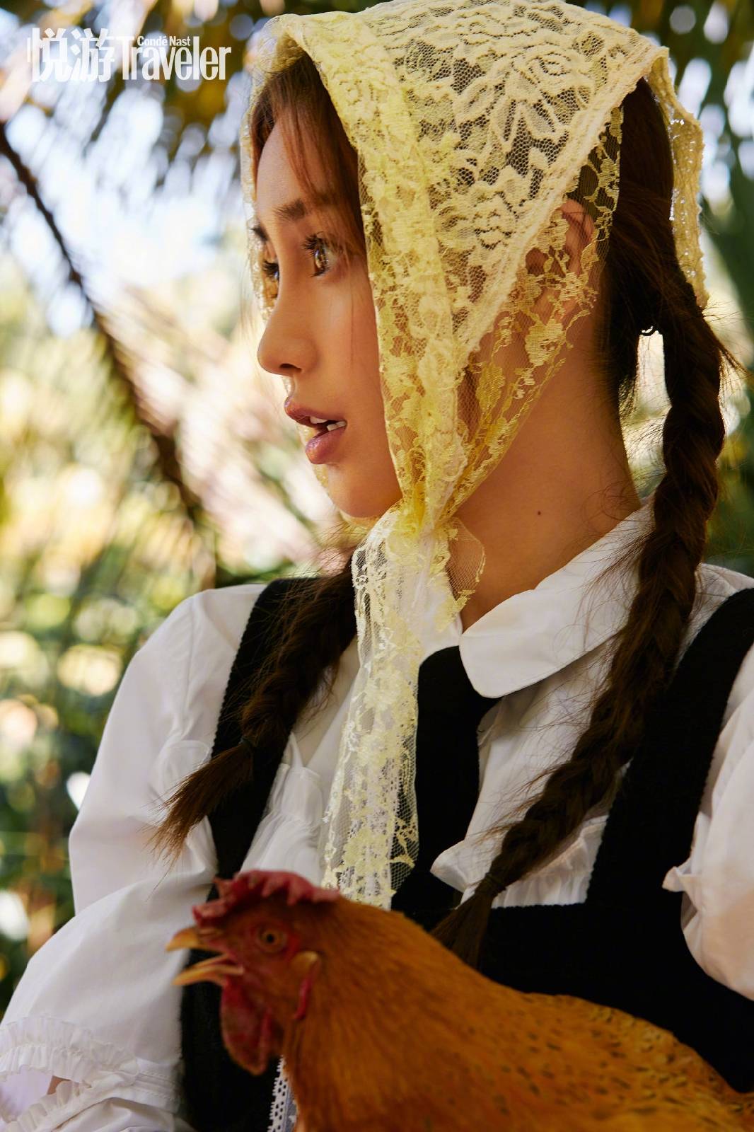 杨颖|31岁杨颖放大招，民族风造型拍大片，这次真被她美到了