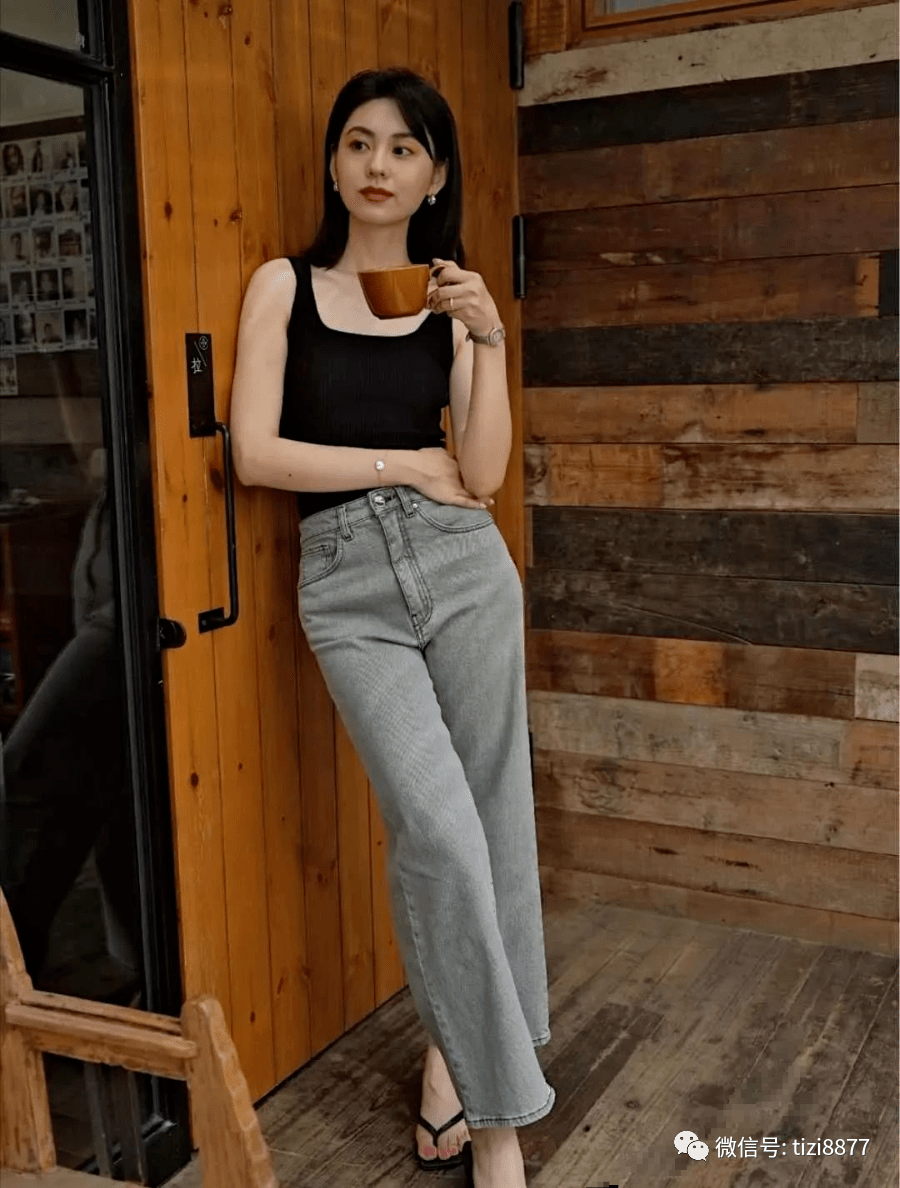 设计|九分阔腿裤怎么搭配上衣和鞋子