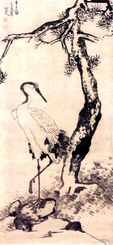 松鹤延年——名家笔下的松鹤图_作品