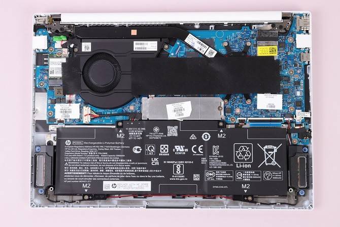 原创镁铝合金材质打造960g轻盈机身惠普星13air轻薄本深度拆机解析