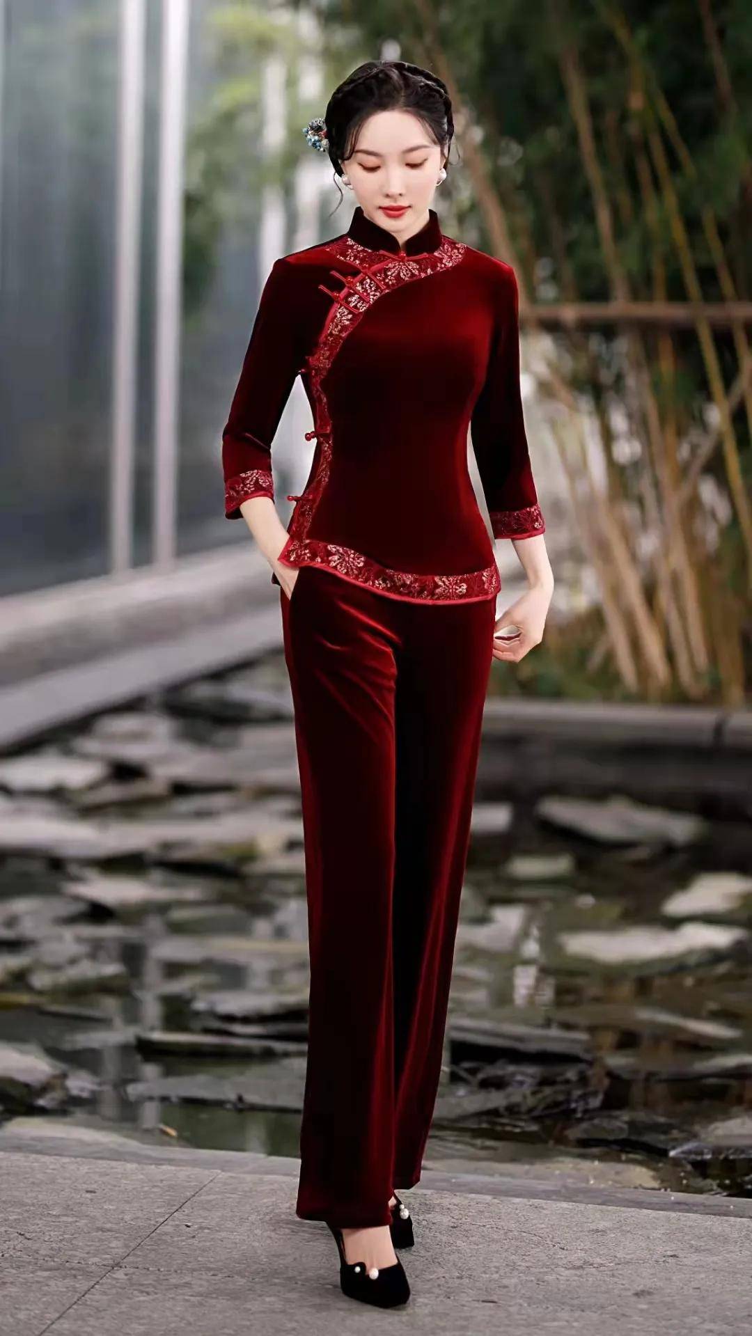 完美套装旗袍搭配,让你美翻整个秋季,这才是中国女性的独特风格