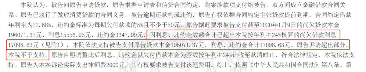 合同约定息费标准过高引关注 中邮消费金融靠高罚息？(图5)