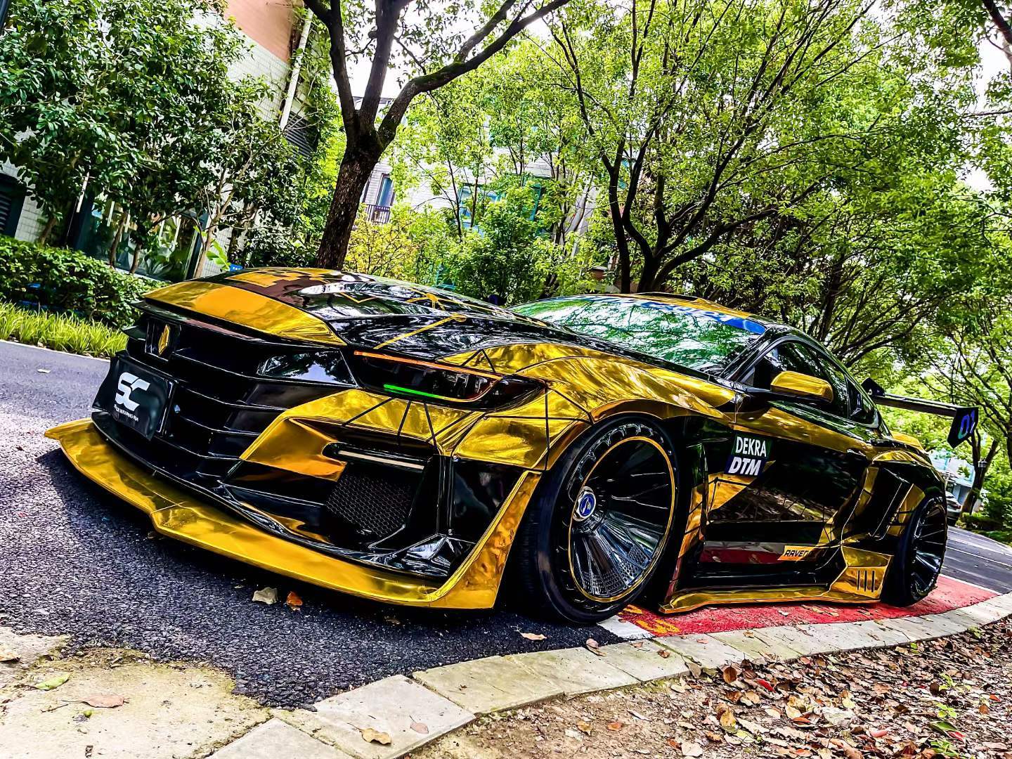 野马彩绘案例sc改色膜专属私人订制