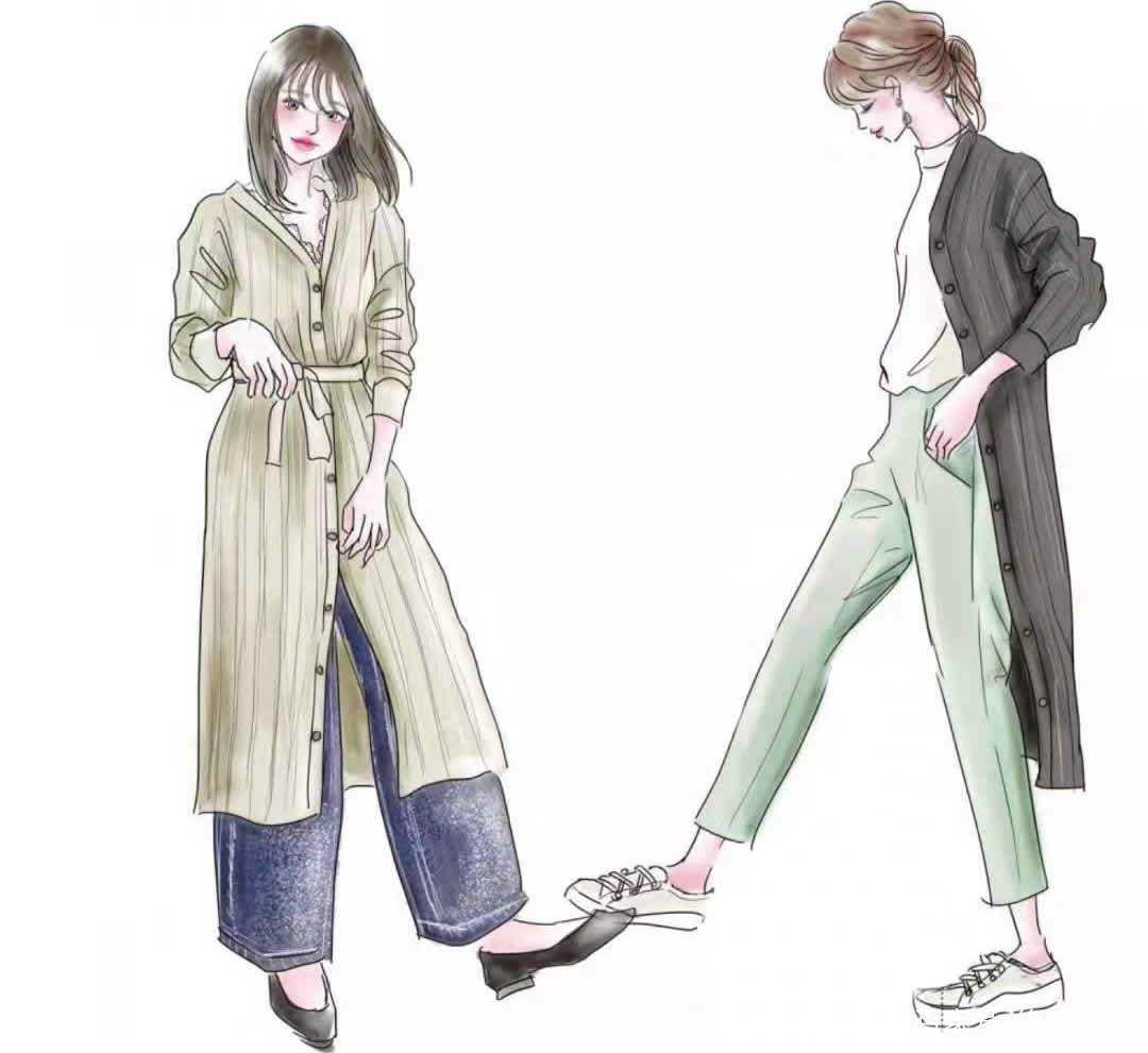 状态|3种穿衣状态,你是哪一种?早秋最美“手绘穿搭”,只教穿衣干货