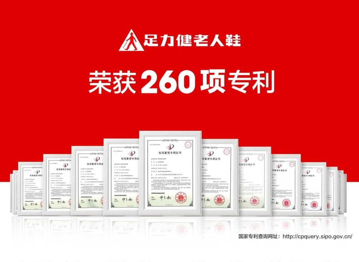 力健|足力健260项专利保障产品专业度