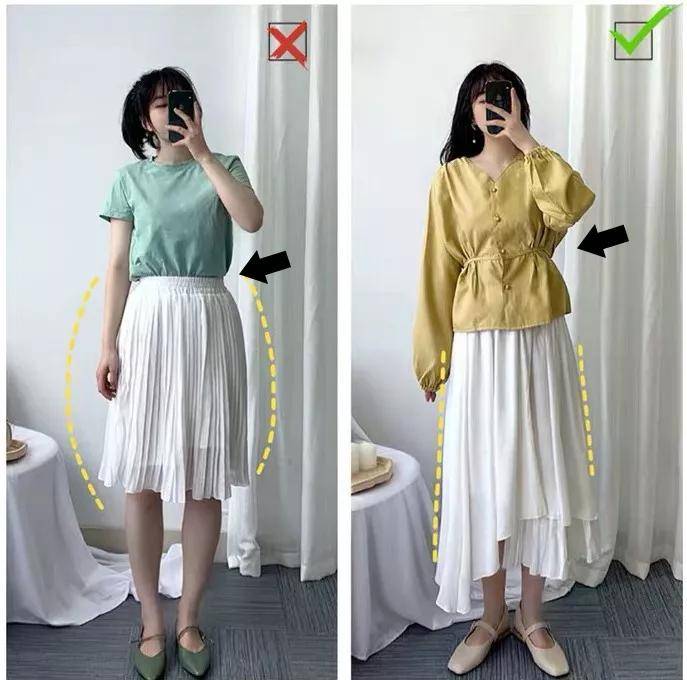 身材|梨形身材这么穿=又高又瘦！！