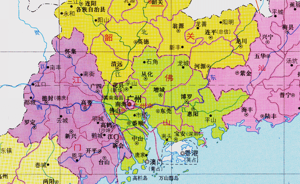 廣東省的區劃調整21個地級市之一肇慶市為何有8個區縣