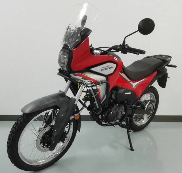能跑长途的林道越野 新大洲本田crf190l实车亮相 边包
